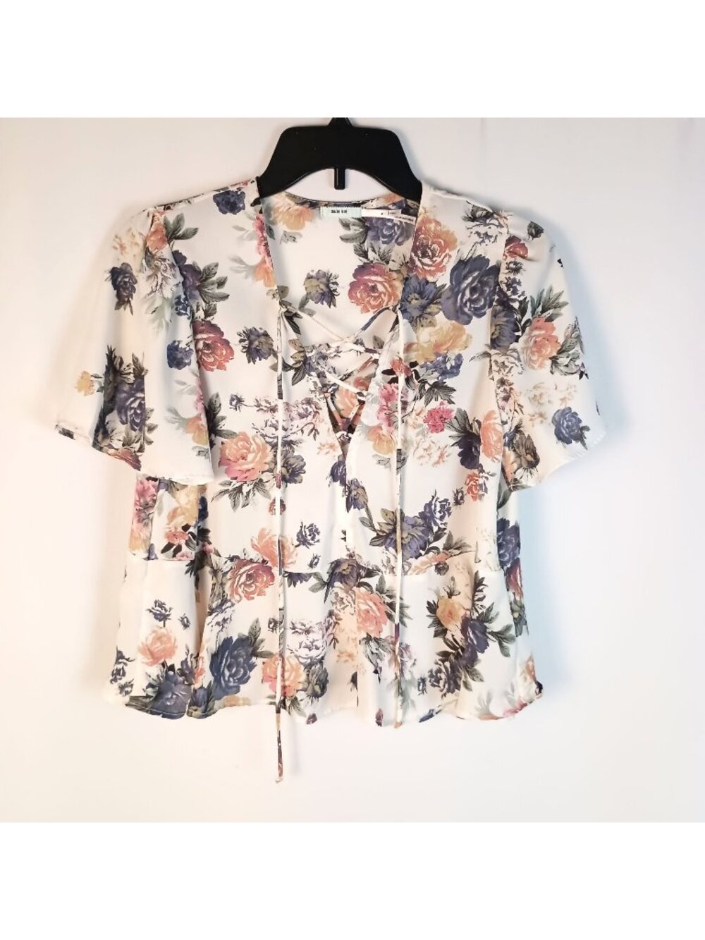 Urban Outfitters Kimchi Peplum Blouse Cottagecore Festival Boho Women size M